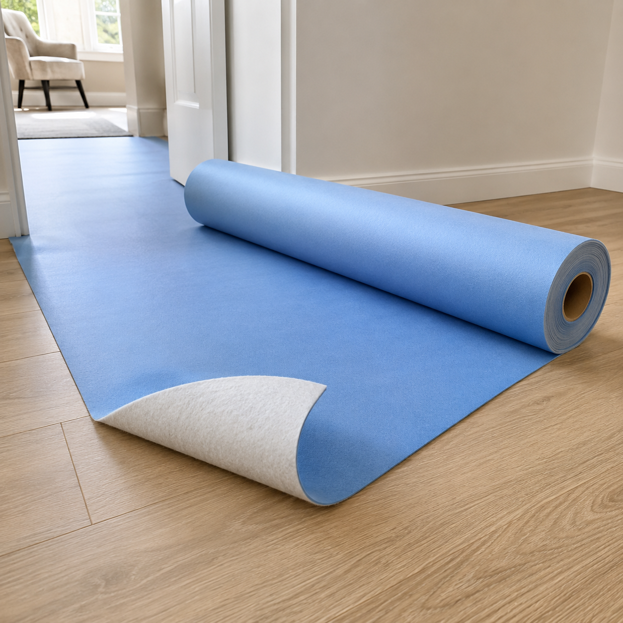 Self adhesive temporary floor protection cover for renovation | OpenView