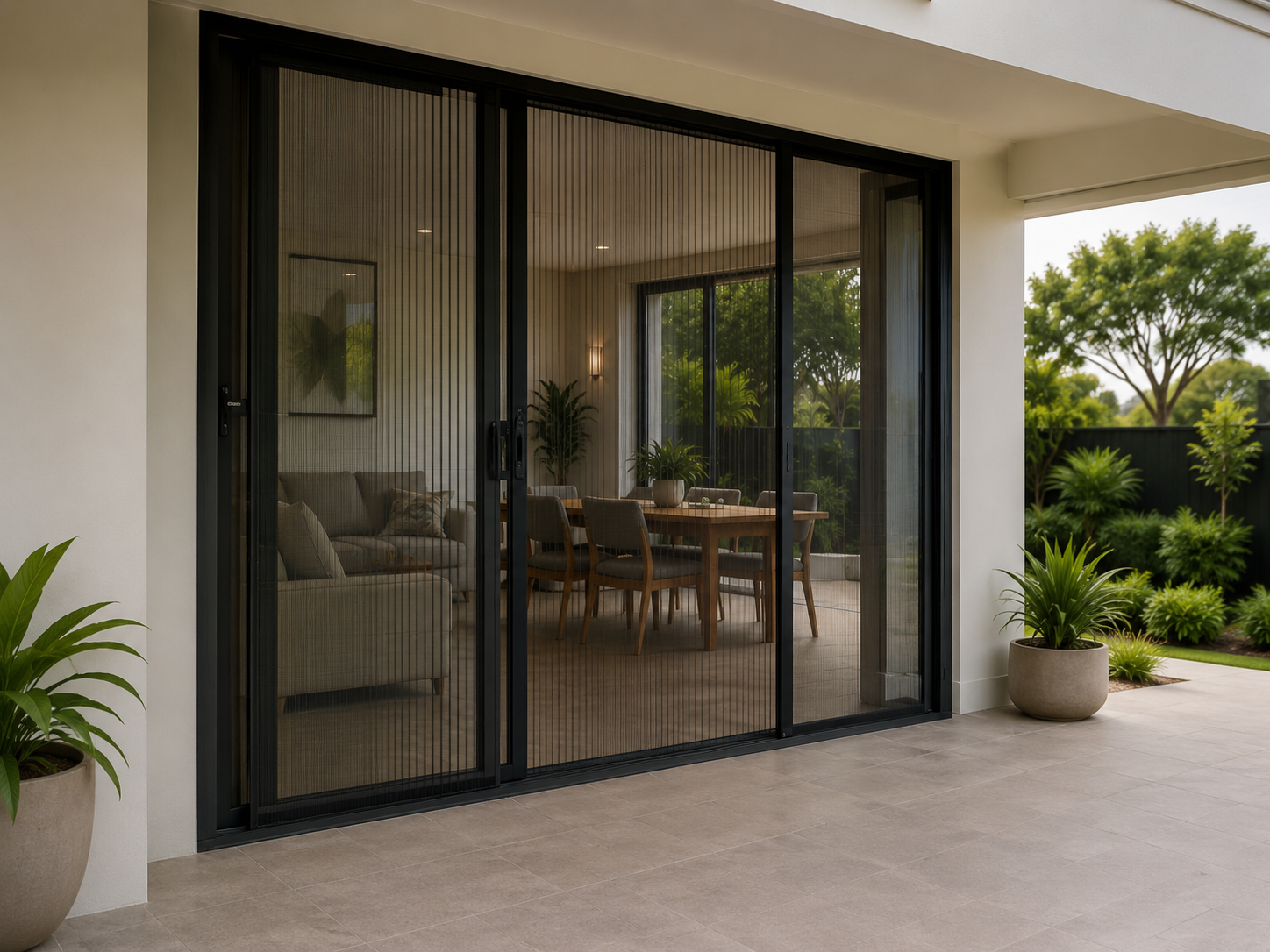 Custom invisible retractable screen doors for Melbourne home | OpenView