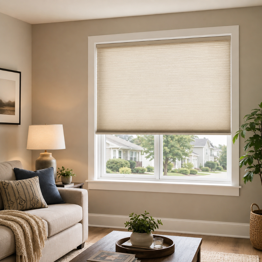 Custom measured honeycomb cellular blinds for Melbourne homes | OpenView