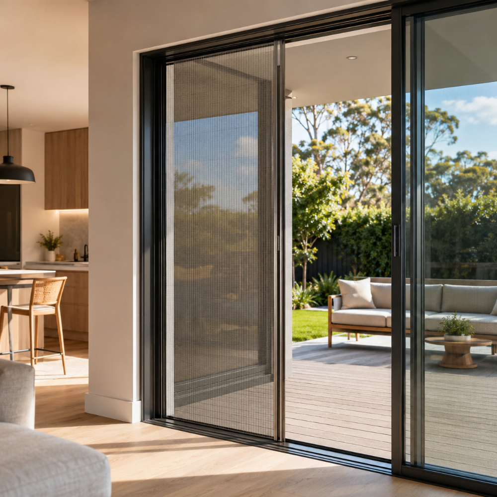 Custom invisible retractable screen doors and windows for Melbourne homes  | OpenView